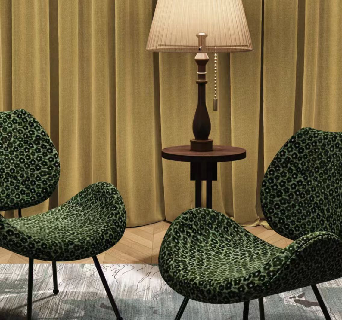 Kalitate handiko jacquard belusezko aran lore-eredua sofa-oihala